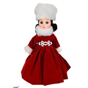 Vintage Russian Wonderful World of Effanbee Dolls 11" Brunette Blue Eyes Doll